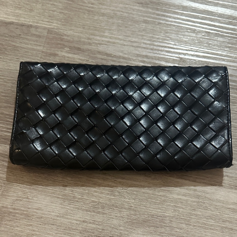 Michael Kors Black Woven Clutch - Picture 9 of 9